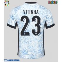 Camisa de Futebol Portugal Vitinha #23 Equipamento Secundário Europeu 2024 Manga Curta